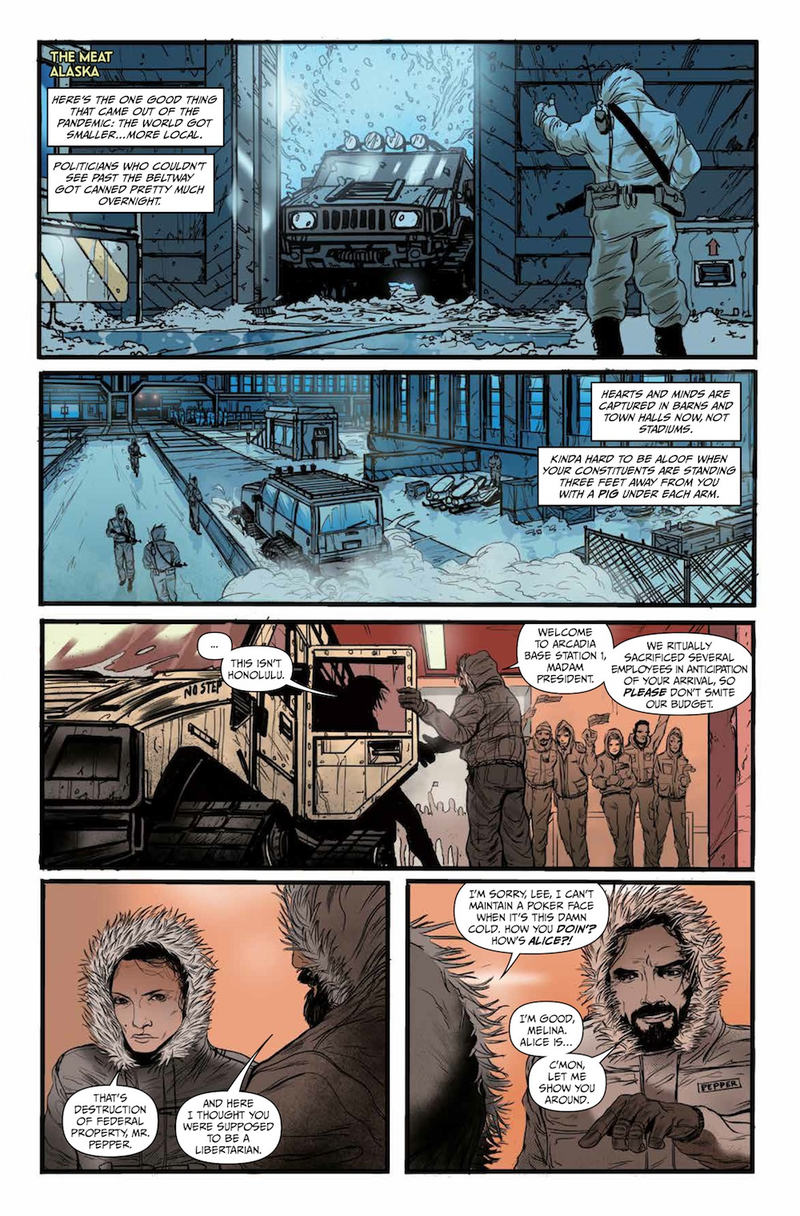 Illustration for article titled It's The Matrix Vs. The Apocalypse In This Arcadia #1 Comic Preview